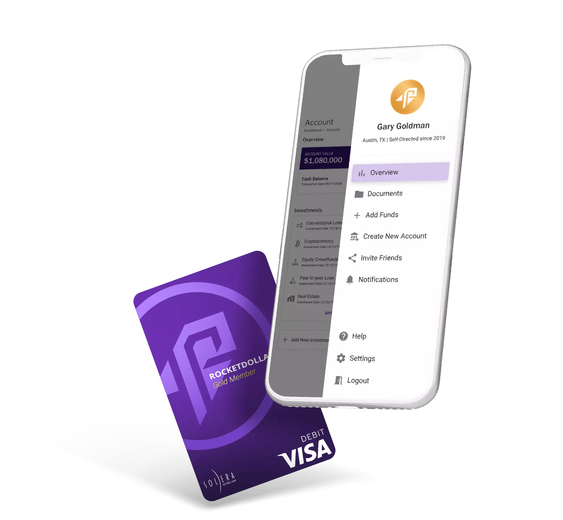 Rocket Dollar Gold Debit Card