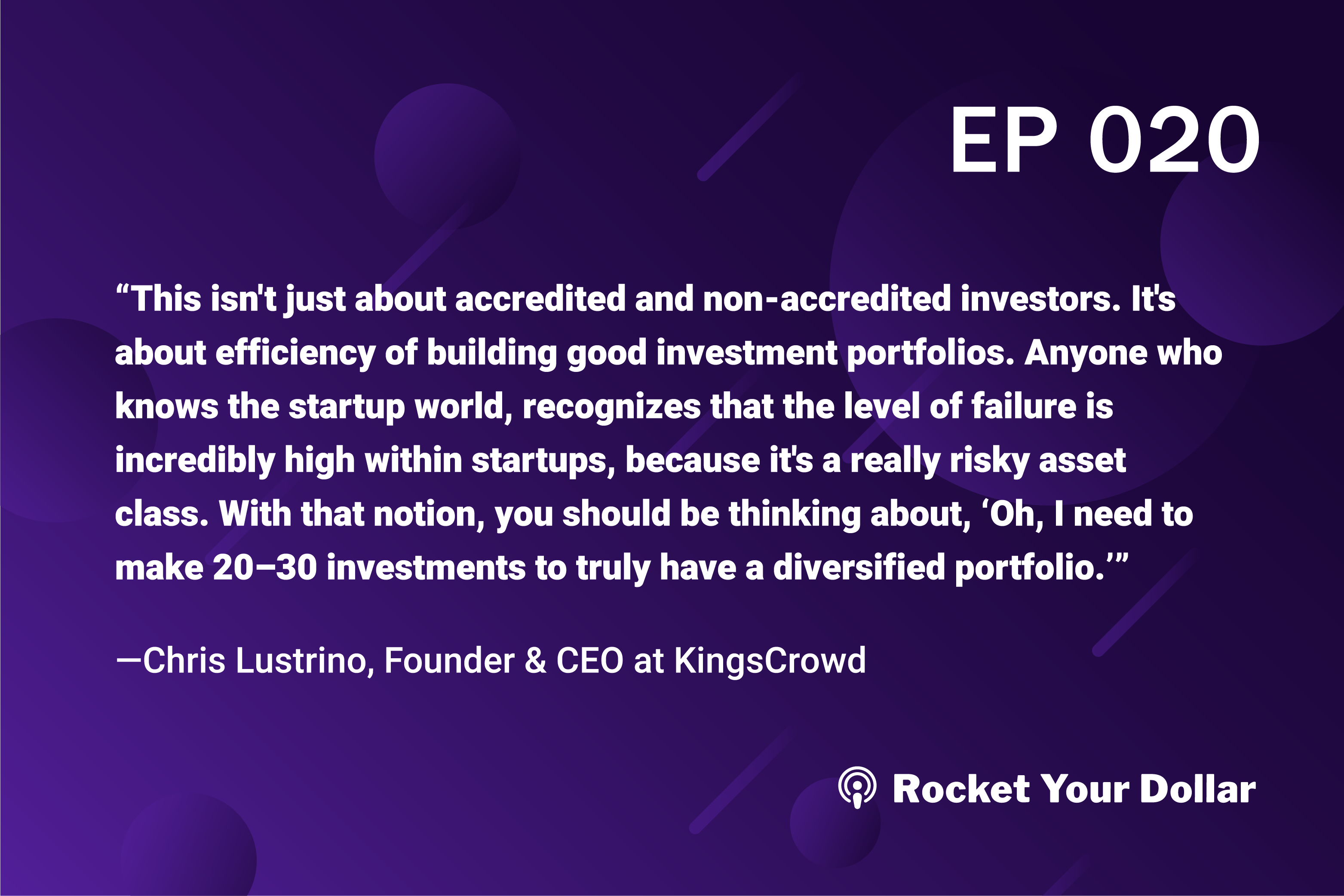 Rocket Your Dollar Ep. 20: How to Choose the Best Equity Crowdfunding Deal