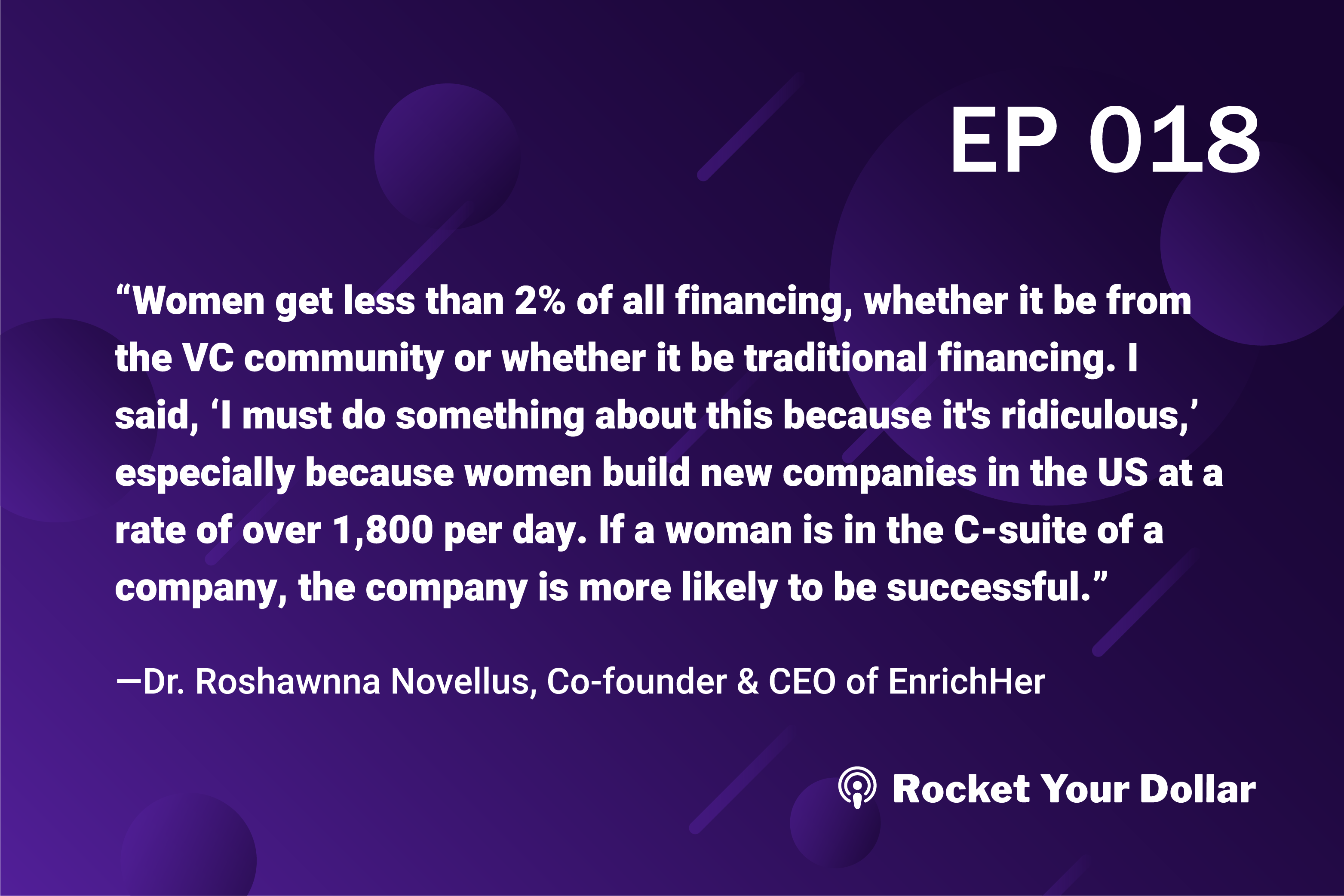 Rocket Your Dollar Ep. 18: Female Founders and Fundraising