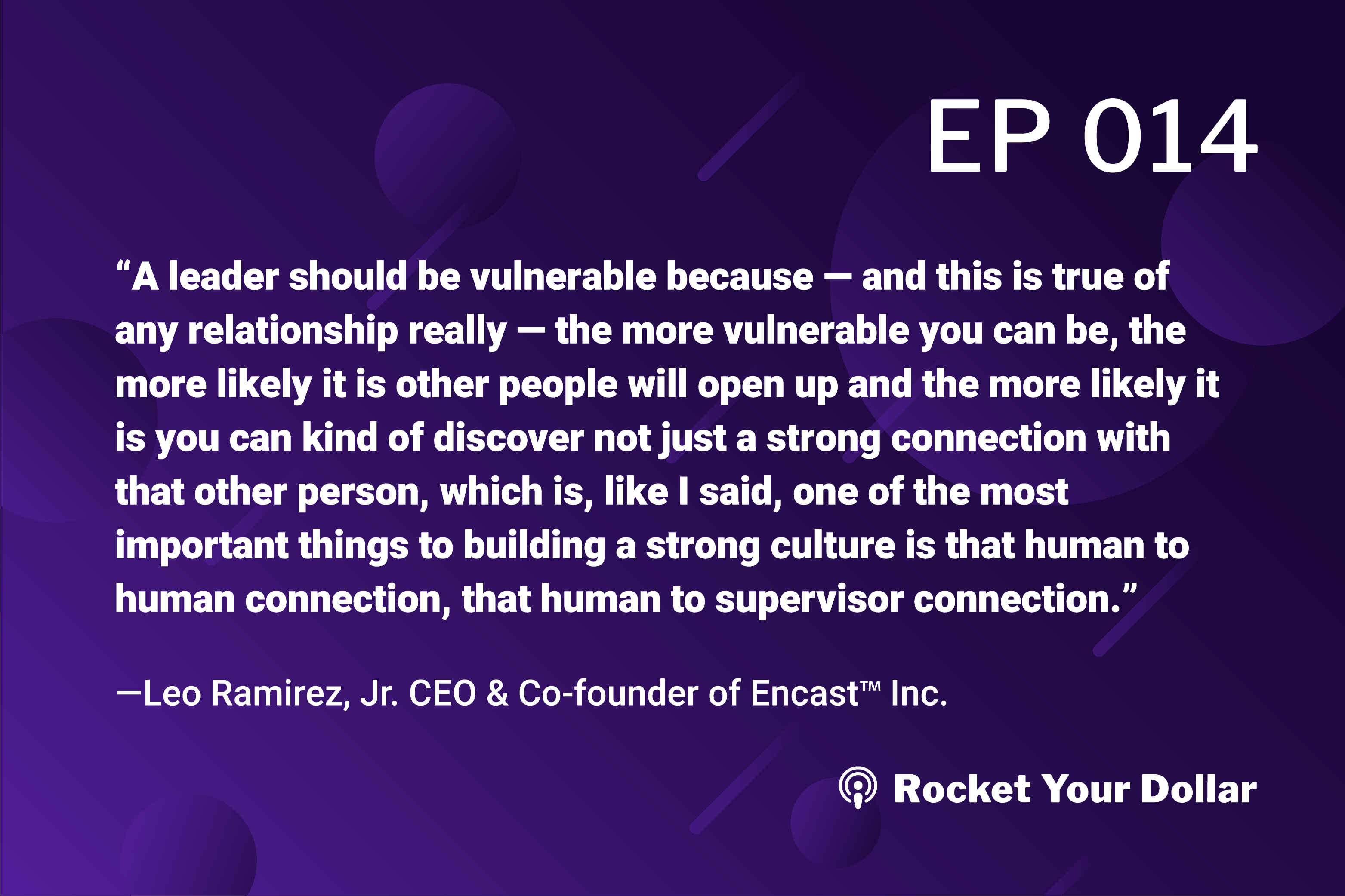 Rocket Your Dollar Ep. 14: Investing in Culture