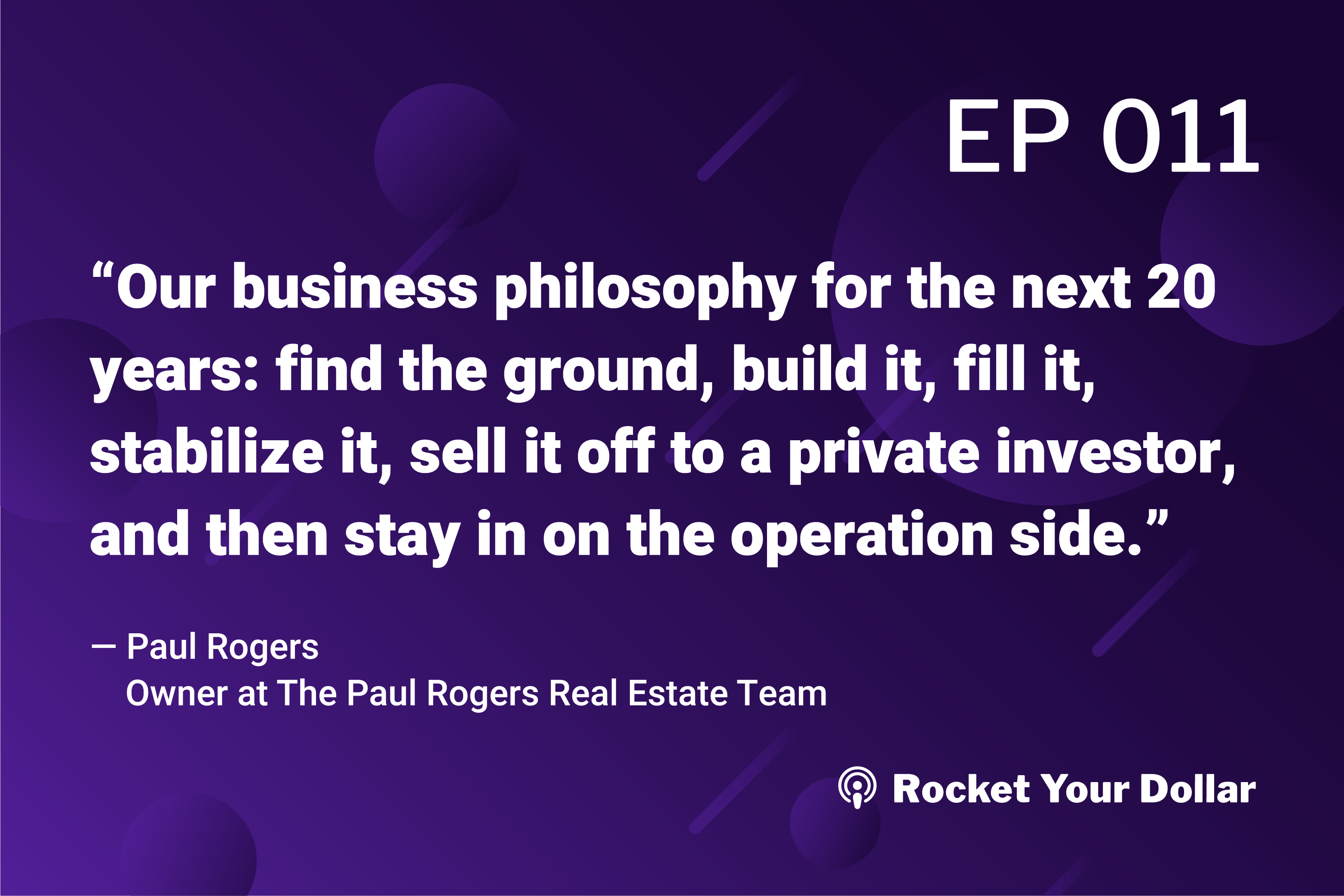 Rocket Your Dollar Ep.11: Senior Living Real Estate Investing