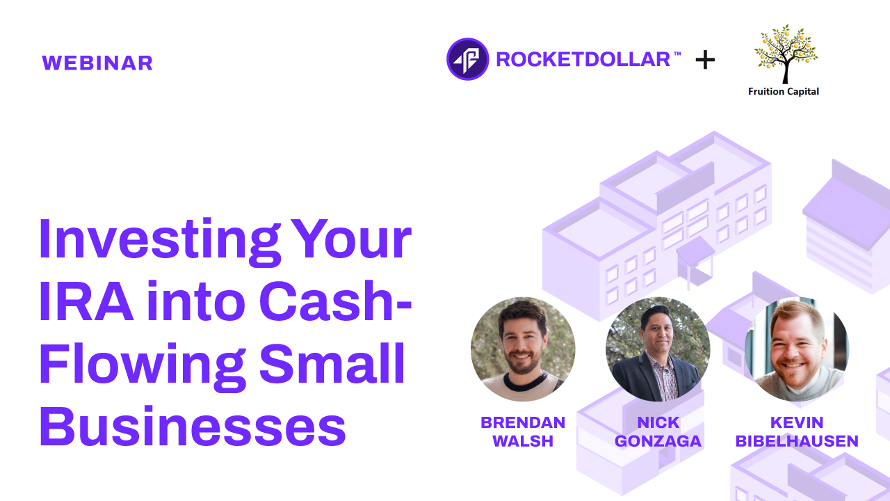 Investing Your IRA into Cash Flowing Small Businesses