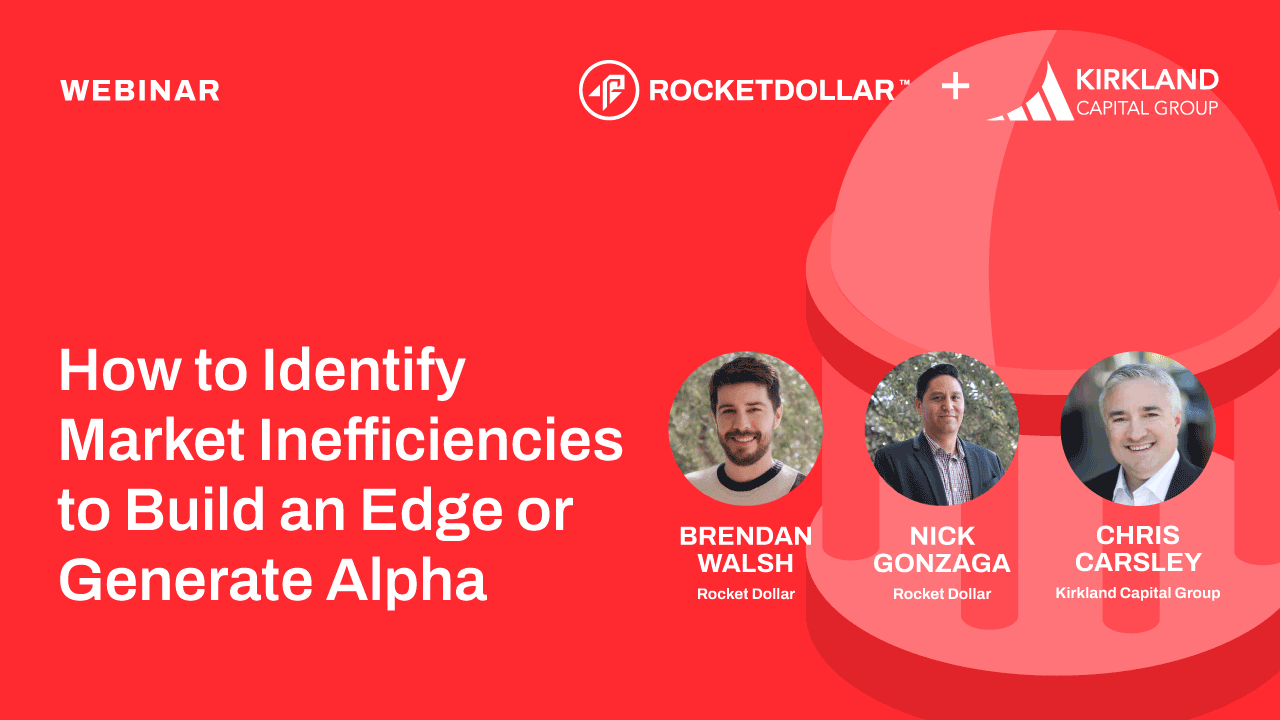 How to Identify Market Inefficiencies to Build an Edge or Generate Alpha
