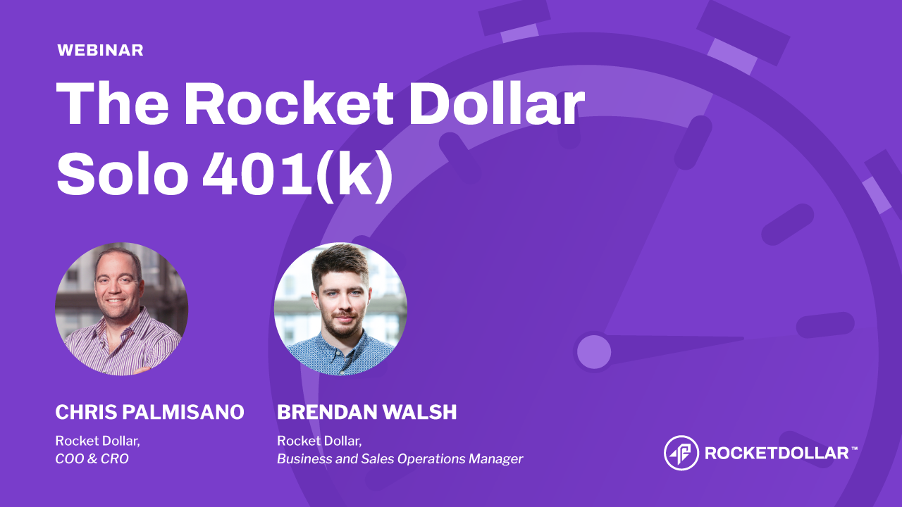 Rocket Dollar Solo 401(k) Overview (2020)